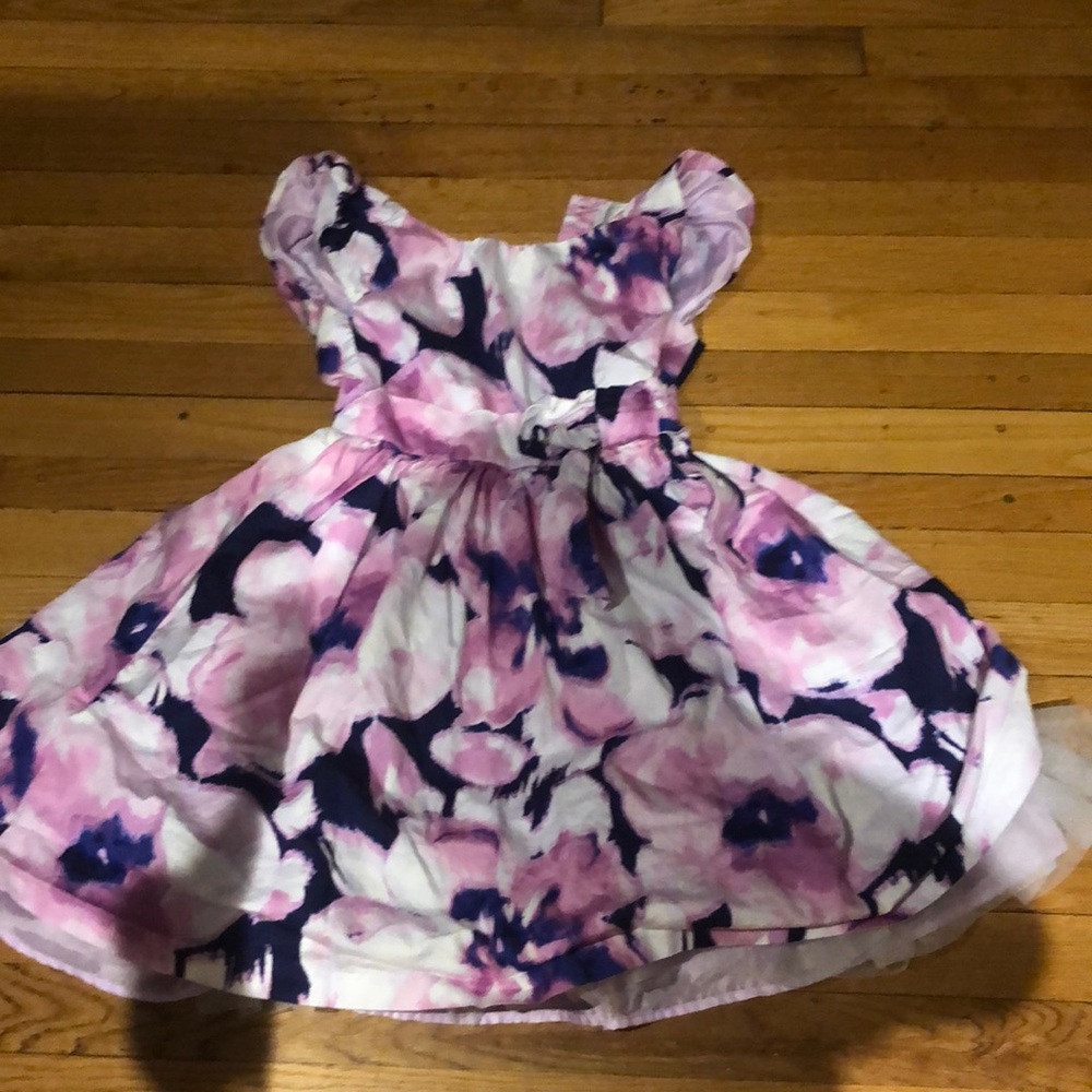 Pink and purple dress